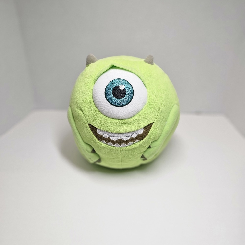Ty Beanie‎ Ballz Mike Wazowski Disney Monsters Inc Plush Stuffed Toy 7"